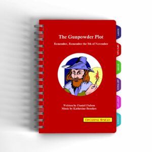 The front page of the Gunpowder Plot musical.